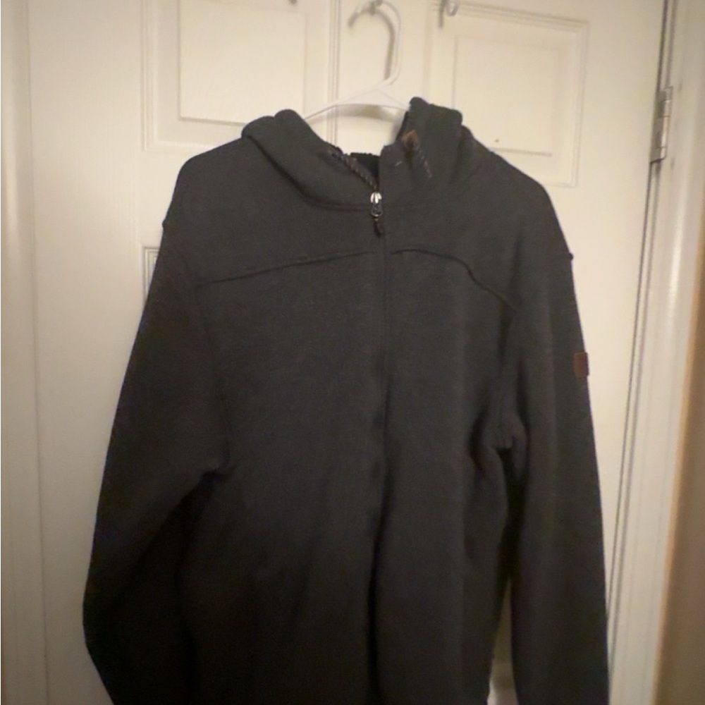 Men's Gray Hooded Jacket